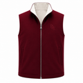Veste Sans Manches Réversible Bordeaux