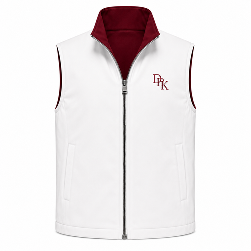 Veste Sans Manches Réversible Bordeaux