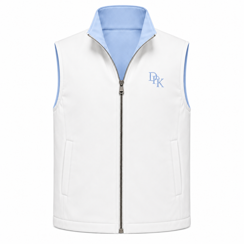 Veste Sans Manches Réversible Bleu Ciel
