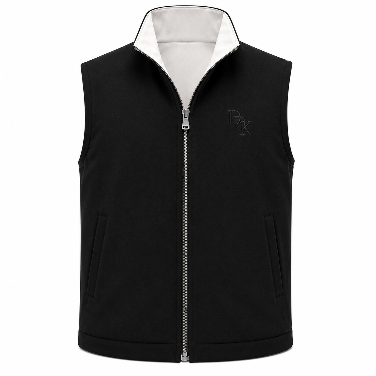 Veste Sans Manches Réversible Noir