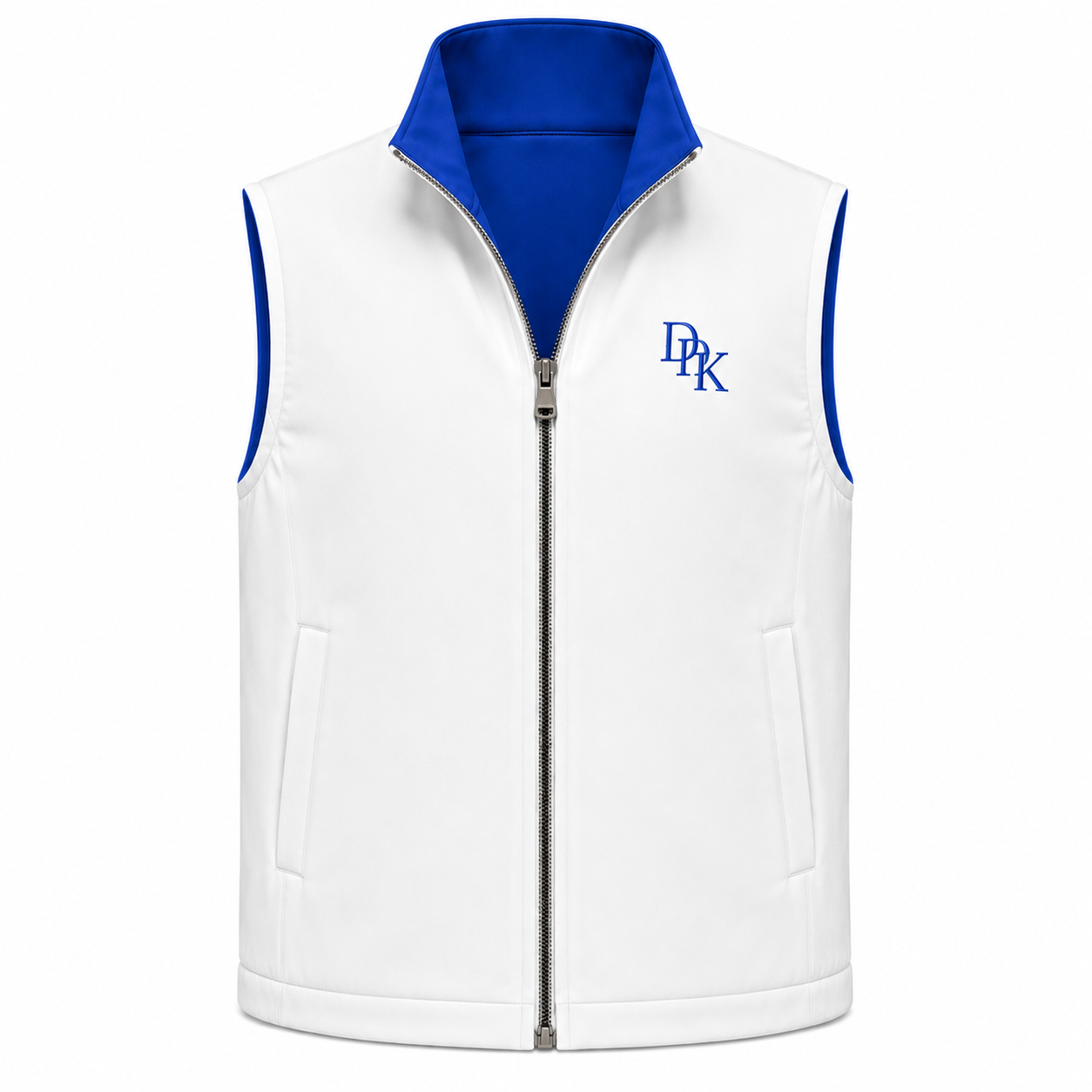 Veste Sans Manches Réversible Bleu Royal