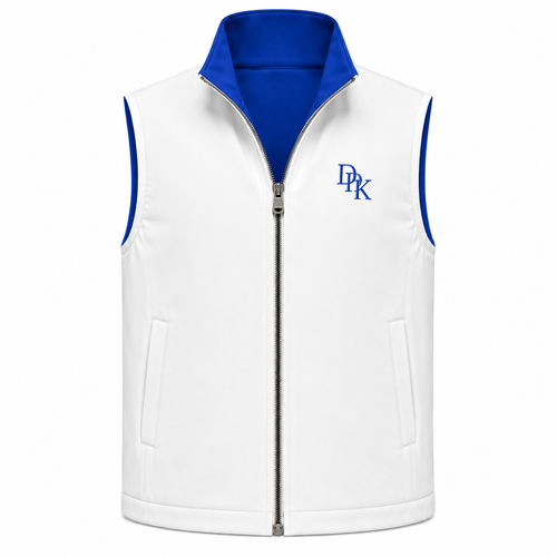 Veste Sans Manches Réversible Bleu Royal