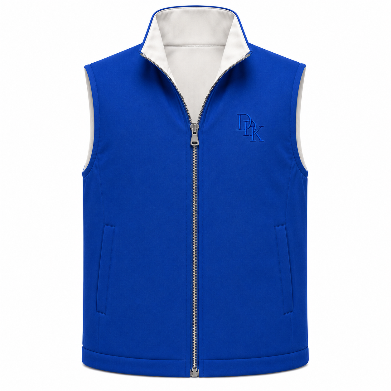 Veste Sans Manches Réversible Bleu Royal