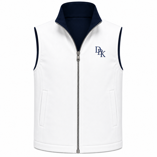 Veste Sans Manches Réversible Bleu Marine